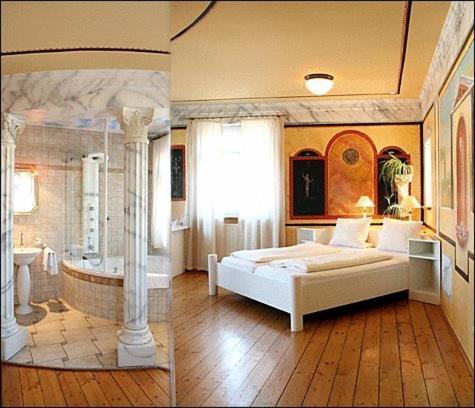 Knopf Und Knopf Erlebniswelt Otel Warthausen Oda fotoğraf